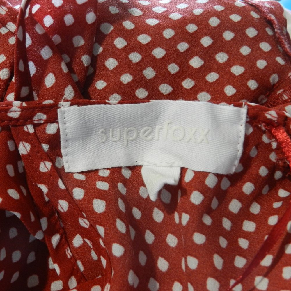 Superfoxx Button Down, Flutter Sleeve, Open Back,… - image 8